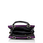 Butterflies Royal Purple Handbag Combo