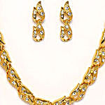 Estelle Womens Gold Jewellery Set