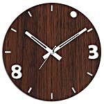 3 N 8 Brown Wall Clock
