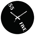 55 Black Wall Clock