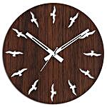 Birds Special Brown Wall Clock