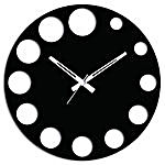 Black Wall Clock for Decor