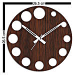 Brown Wall Clock for Decor