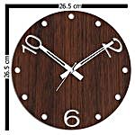 Brown Wall Clock For Home Decor