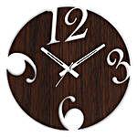 Brown Wooden Clock