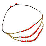 Bohemian Style Red N Turquoise Necklace