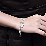 Silver Plated Charm Bracelet For Women