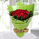 75 Beautiful Red Roses Bunch