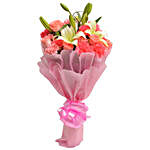 Carnations N Lilies Bouquet