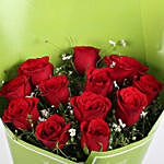 Delightful Red Roses Bunch