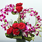 Rose and Orchid Arrangement