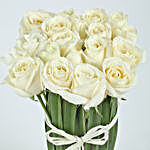 Serene White Rose Arrangement