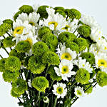 White N Green Flowers Bunch
