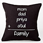Personalized Best Family Gift Cushion