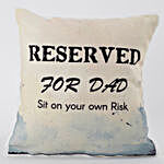 Adorable Fathers Day Cushion