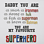 Superhero Dad Photo Frame