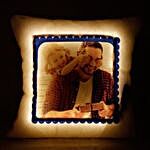 Personalized Yellow Dad Special LED Cushion
