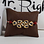 2 Rakhis And Personalized Cushions Combo