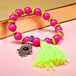 Exquisite Pink Bracelet Rakhi