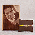 Personalized Plaque And Rakhi Combo