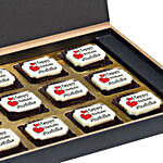 Birthday Gift Box- 12 Personalised Chocolates