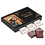 Personalised Love You Chocolate Box- Black