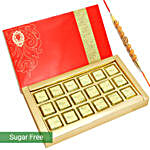 Assorted Box Of Sugarfree Chocolates Rakhi Hamper