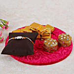 Rakhi And Handmade Chocolates Thali