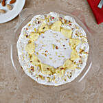 Vanilla Flavored Pista Rasmalai Cake 1 kg Eggless