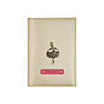 Gold Personalised Passport Cover