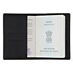 Textured Passport Cover Black