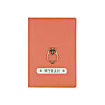 Textured Passport Cover Peach
