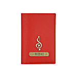 Textured Passport Cover Red