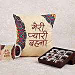 Cushion And Mug Hamper Pyari Behna