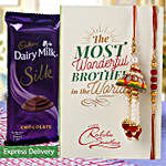 Dairy Milk Silk And Rakhi Combo