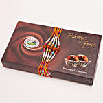 Pretty Good Chocolates 5 Rakhi Combo