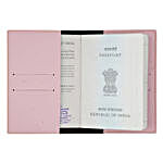 Textured Passport Cover Baby Pink