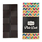 Plain Dark Chocolate Bar