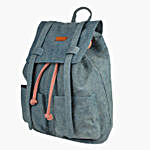 Blue Canvas Backpack
