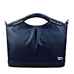 Bagsy Malone Dark Blue Monochic Handbag