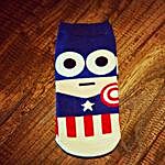 Captain America Ankle Length Socks