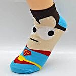 Cute Superman Ankle Length Socks