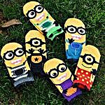 Minions Despicable Me Ankle Socks  5 Pairs