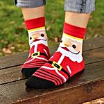 Santa Claus Ankle Length Socks