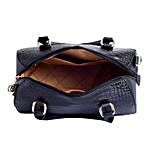 Lino Perros Glossy Handbag- Black