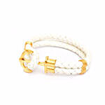 Sailor girl white bracelet stack