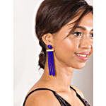 Indigo Jamaica Beads Earrings