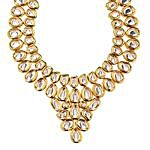 Beautiful Kundan Gold Color Jewelry Set