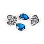 Dazzling Blue Artificial Stone Earrings