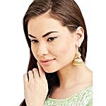 Simple & Stylish Kundan Earrings